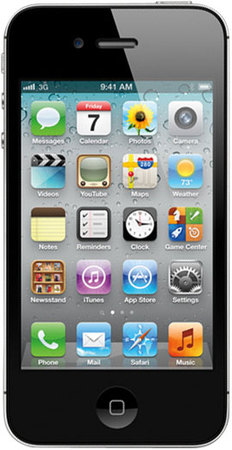 Смартфон APPLE iPhone 4S 16GB Black - Рузаевка